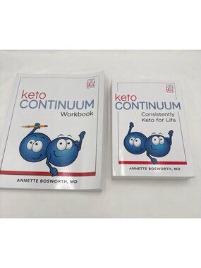 Keto Continuum Book & Workbook Set Dr. Boz Consistently Keto For Life